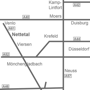 Anfahrt West NRW